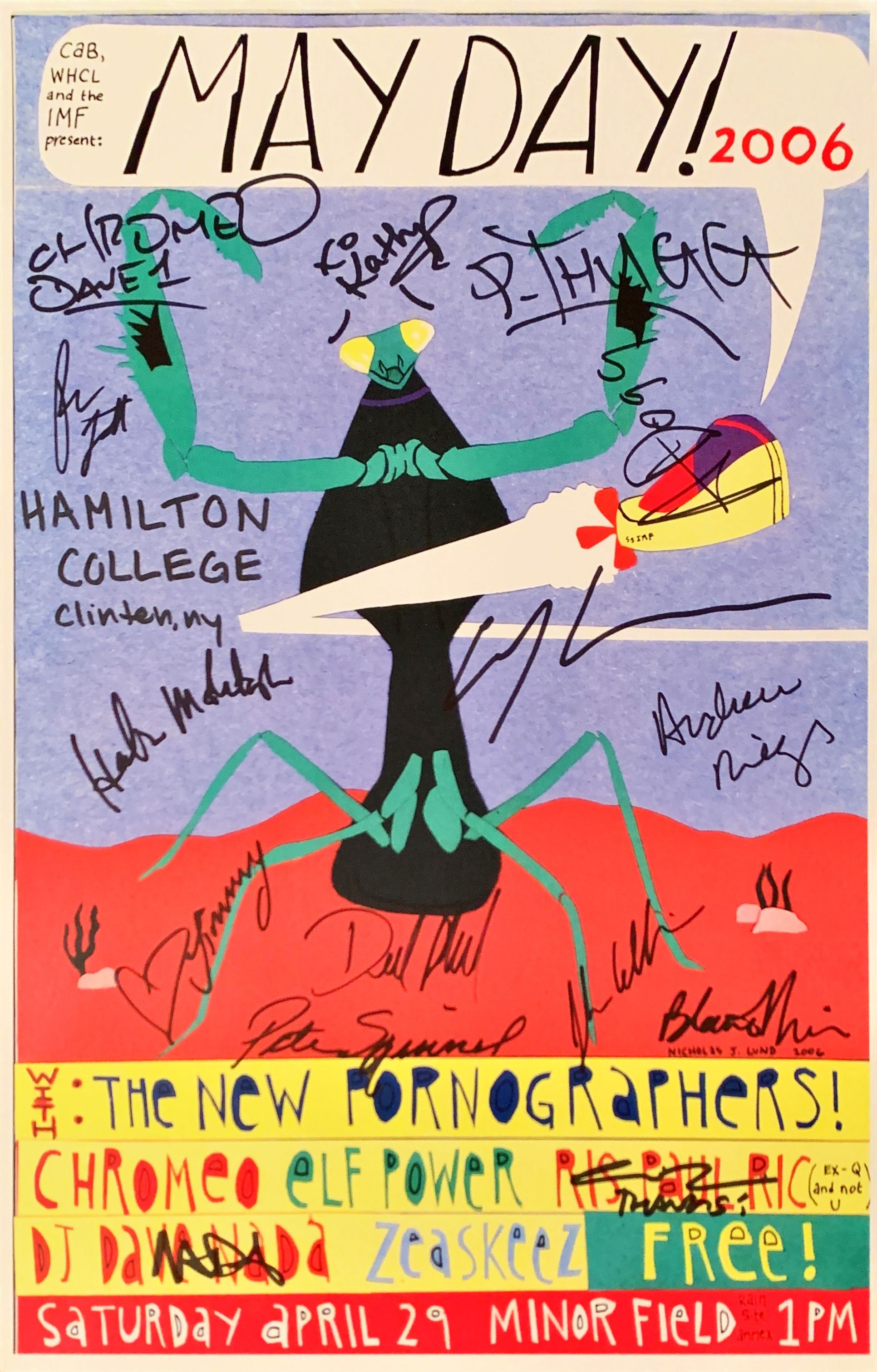 Poster for May Day Music Festival 2006