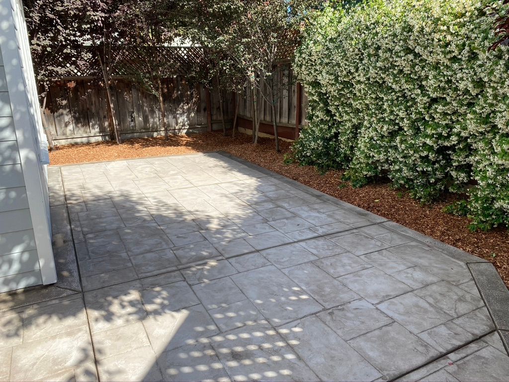 The new patio